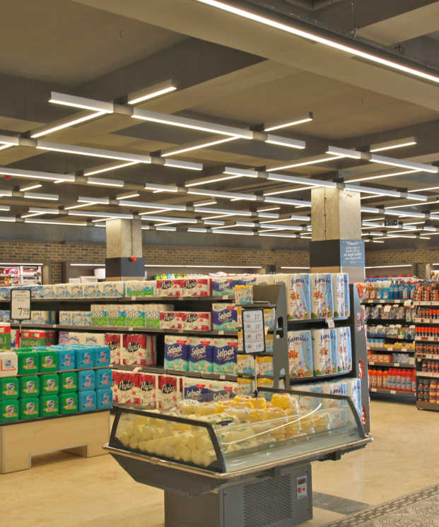 Packaged Food Under Case Lighting
